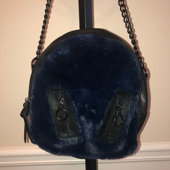 Madden Girl Blue Crossbody Purse - Picture 2 of 2